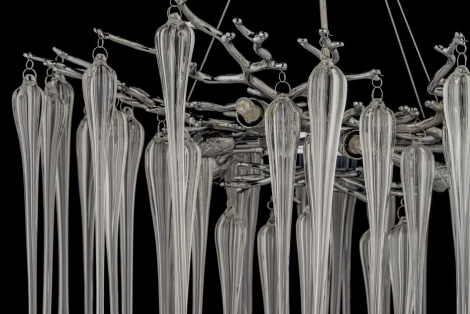 Подвесная люстра хрустальная Dio D`arte Tavenna Nickel Tavenna H 1.5.60.101 N (220V, на тросе)