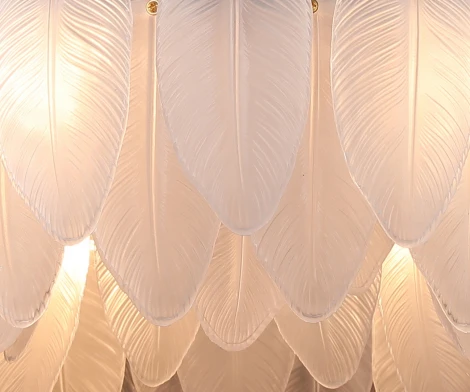 Подвесная люстра Kink Light Джана 07680-80,36 (220V, на тросе, листья, круглые)