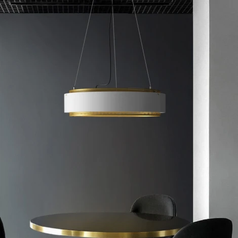 Подвесной светильник Casing 62 белый ImperiumLoft Casing01 (189560-26) (LED, 220V, на тросе, круглые, кольцо)