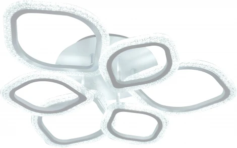 Потолочная люстра с таймером Escada Bubble 10251/6LED (220V, пульт управления, цветы)