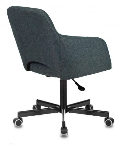 Кресло Бюрократ CH-380M синий шторм 38-416 крестовина металл