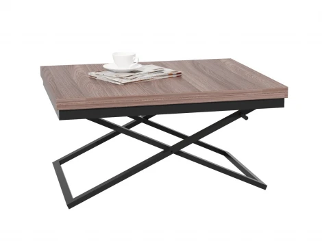 Стол трансформер 1, чёрный/шимо темный ГЗМИ Орфей 102143