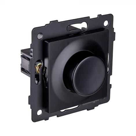Светорегулятор для светодиодных ламп проходной 500W черный Kollinger REA-048BK для Aspekt, Eleganz, Reflex