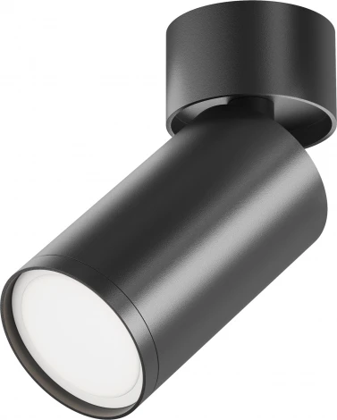 Потолочный светильник FOCUS S GU10 1x10Вт Maytoni Technical C050CL-U-1B (220V, круглые)