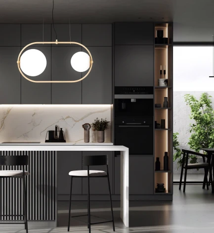 Подвесной светильник Lumina Deco Panari LDP 1210-2 BK