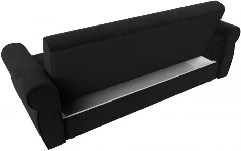 Диван-книжка Лига-019 (Черный/Велюр) Лига Диванов арт.118347