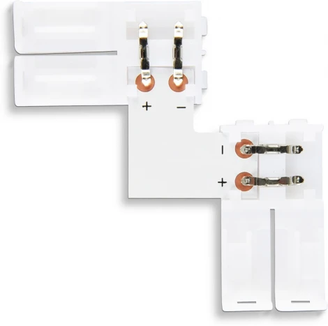 Соединитель угловой L для светодиодной ленты Ambrella Illumination GS6551 5050 12/24V (2 конт.)