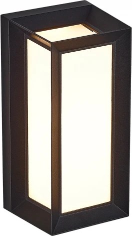 Настенный светильник уличный ST Luce Combo SL9533.401.01 черный/белый LED 1*15W (220V, IP65)