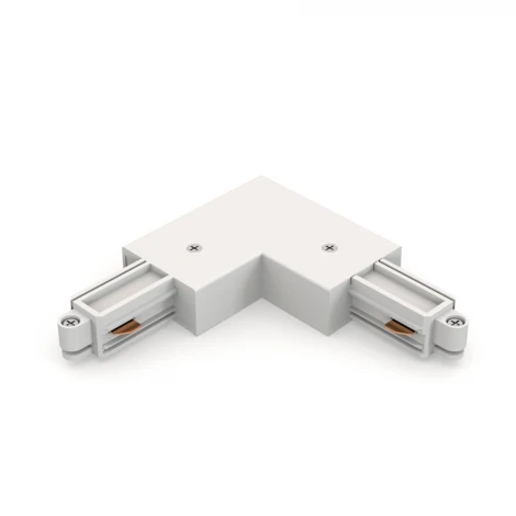 Соединитель-коннектор угловой для трека White RAUMBERG KTK1LWh (220V)