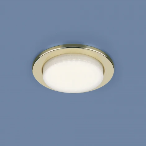 Встраиваемый точечный светильник Elektrostandard 1035 GX53 GD золото