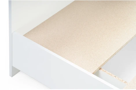 Двуспальная кровать Woodville Адайн 160х200 белое дерево / белое дерево 507382