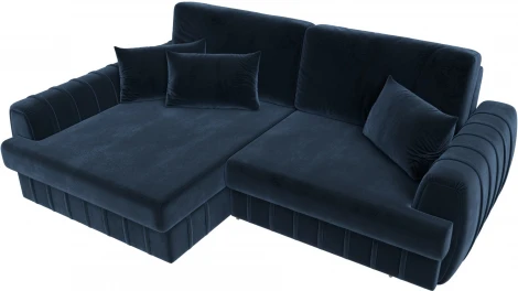 Диван угловой Лига-057 НПБ угол левый Лига Диванов (Велюр) арт.129276L