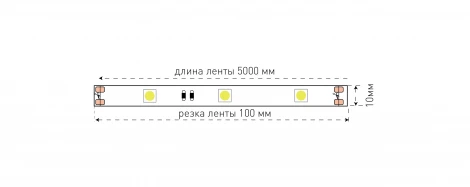 Светодиодная лента SWG SWG530-12-7.2-W-65