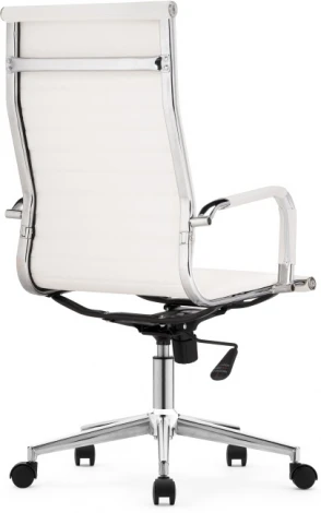 Компьютерное кресло Woodville Reus pu white / chrome