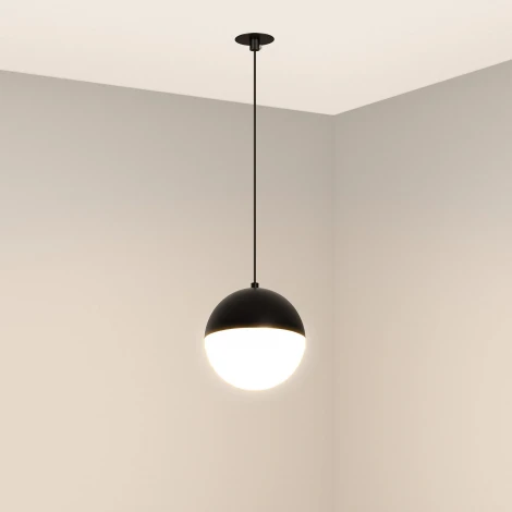 Подвесной светильник SP-EMISFERO-HANG-BUILT-R150-11W Day4000 (BK, 170 deg, 230V) (Arlight, IP20 Металл) 056591 (LED)