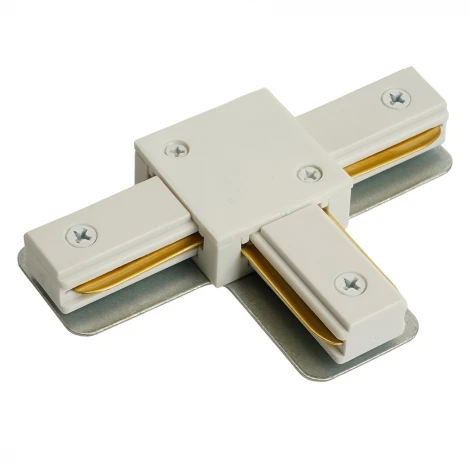 Коннектор Т-образный однофазный для шинопровода белый Feron LD1019 51895