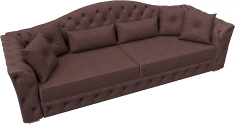 Диван прямой Артис Лига Диванов (Замша) арт.126379