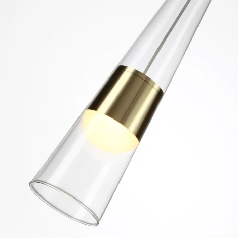 Подвесной светильник Odeon Light Lump 5043/12L глянц.золото/прозрачный/металл/стекло LED 12W 3000K 1334Лм (220V, на проводе)