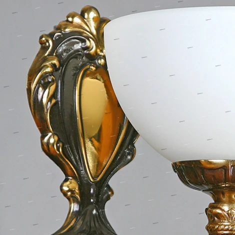 Бра Ambiente by Brizzi Toledo, 1 плафон, бронза с белым