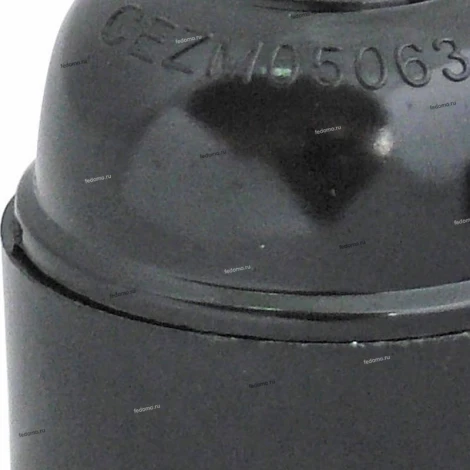 Патрон E27 Horoz, черный