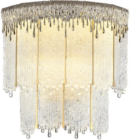 Бра Odeon Light Cleo 5091/20WL золотой/прозрачный/стекло LED 20W 3700K (220V)