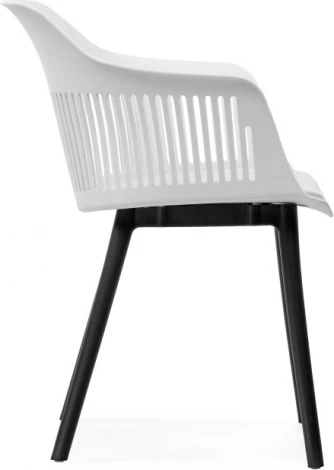 Пластиковый стул Woodville Crocs white / black