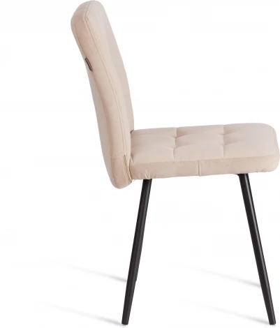 Стул обеденный Sweet Tetchair (Флок/Бежевый,Черный) арт.24814