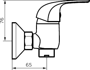 Смеситель Dorff Stark D1102000 для душа