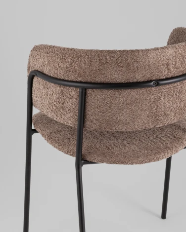 Кресло Нэлли New, букле коричневый Stool Group арт.УТ000039410