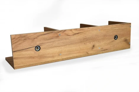 Рич Полка навесная 2 Mebelson (ЛДСП/Дуб крафт золотой) арт.174977,2553