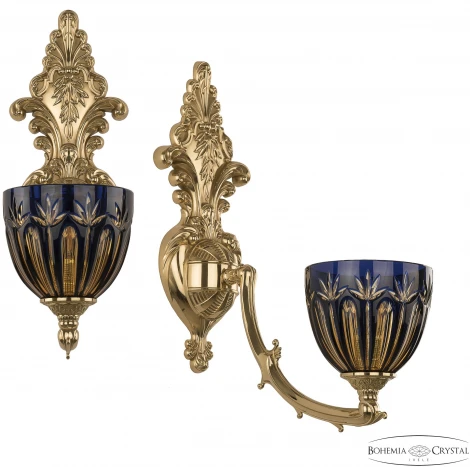 Бра Bohemia Verona 7211B15/1/210 G P1 U Amber-Blue/H-1I