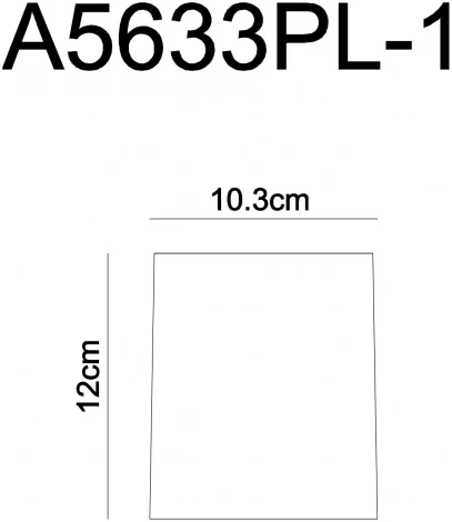 Потолочный светильник круглый Arte Lamp Falcon A5633PL-1BK (220V)