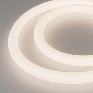 Светодиодная лента герметичная МУНLIGHT-TOP-A336-D25mm 48V Day4000 360deg (12.5 W/m, IP65, 2835, 20m, wire x1) (Arlight, Прямой вывод кабеля) 039439