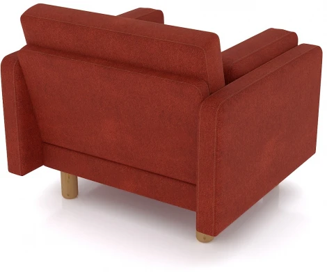Кресло Arsko Ингвар терракотовый велюр