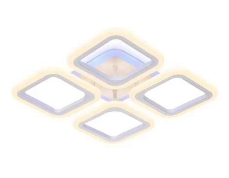 Потолочная люстра Ambrella Acrylica Original FA441 (регулировка яркости, LED, 220V, пульт управления, управление смартфоном, умный дом - PC.Lamper)