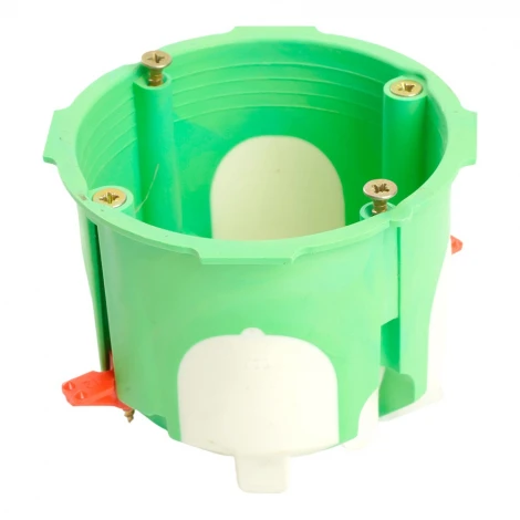 Подрозетник двухкомпонентный (зеленый) Stekker 50229