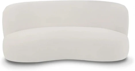 Диван Patti 1900 ОГОГО (арт.617949), (Велюр/Белый)