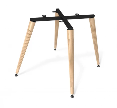 Стул Sheffilton SHT-ST38/S95-WH-1 ночное затмение/прозрачный лак/черный муар 8685712201