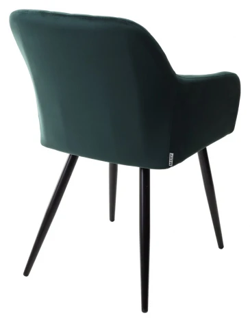 Стул M-City BRANDY BLUVEL-78 зеленый/ черный каркас