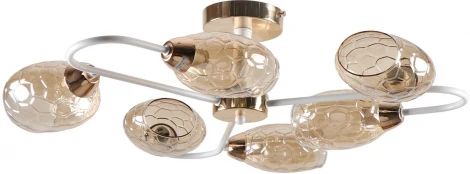 Потолочная люстра на штанге Imex MD.8305-6-S-FGD+WH