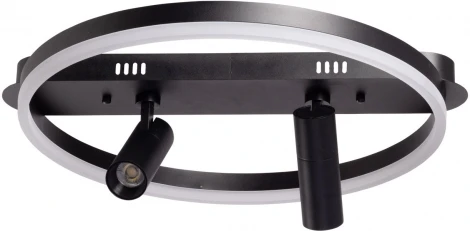 Потолочный люстра со спотами DeMarkt Драйв 377013303 (LED, 220V, пульт управления, круглые)