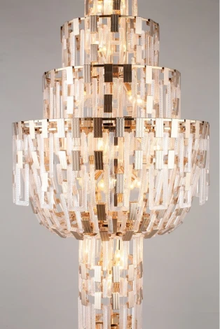 Подвесная люстра каскадная Aployt Alessio APL.858.03.31 (220V, на цепи)
