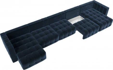 Диван П-образный Лига-052 НПБ МегаЛонг Лига Диванов (Велюр) арт.128864