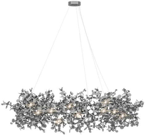 Подвесная люстра Loft It Spark 10101/800 Chrome (220V, на тросе, лепестки)