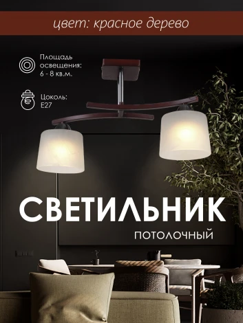 Потолочная люстра на штанге Мелодия Света SS1N 000024060