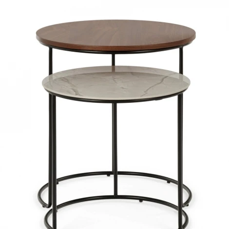 Набор кофейных столов Peyton диаметр 52/45 Cosmo 347863