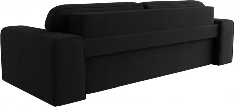 Диван прямой Лига-029 (Черный/Микровельвет) Лига Диванов арт.121025