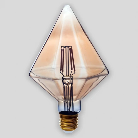 Лампочка светодиодная филаментная прозрачный конус E27 4W Thomson Deco Crystal TH-B2198