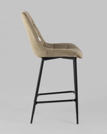 Стул полубарный Stool Group Флекс велюр капучино УТ000025263