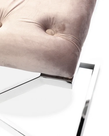 Банкетка-оттоманка хром MY iNTERNO Milan MYB-20S